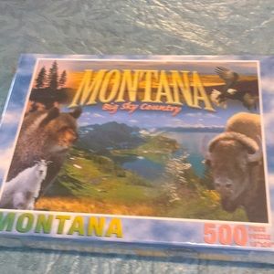 Montana Big Sky Country 500 Pc Puzzle Mint Condition Hamilton Group Exclusive